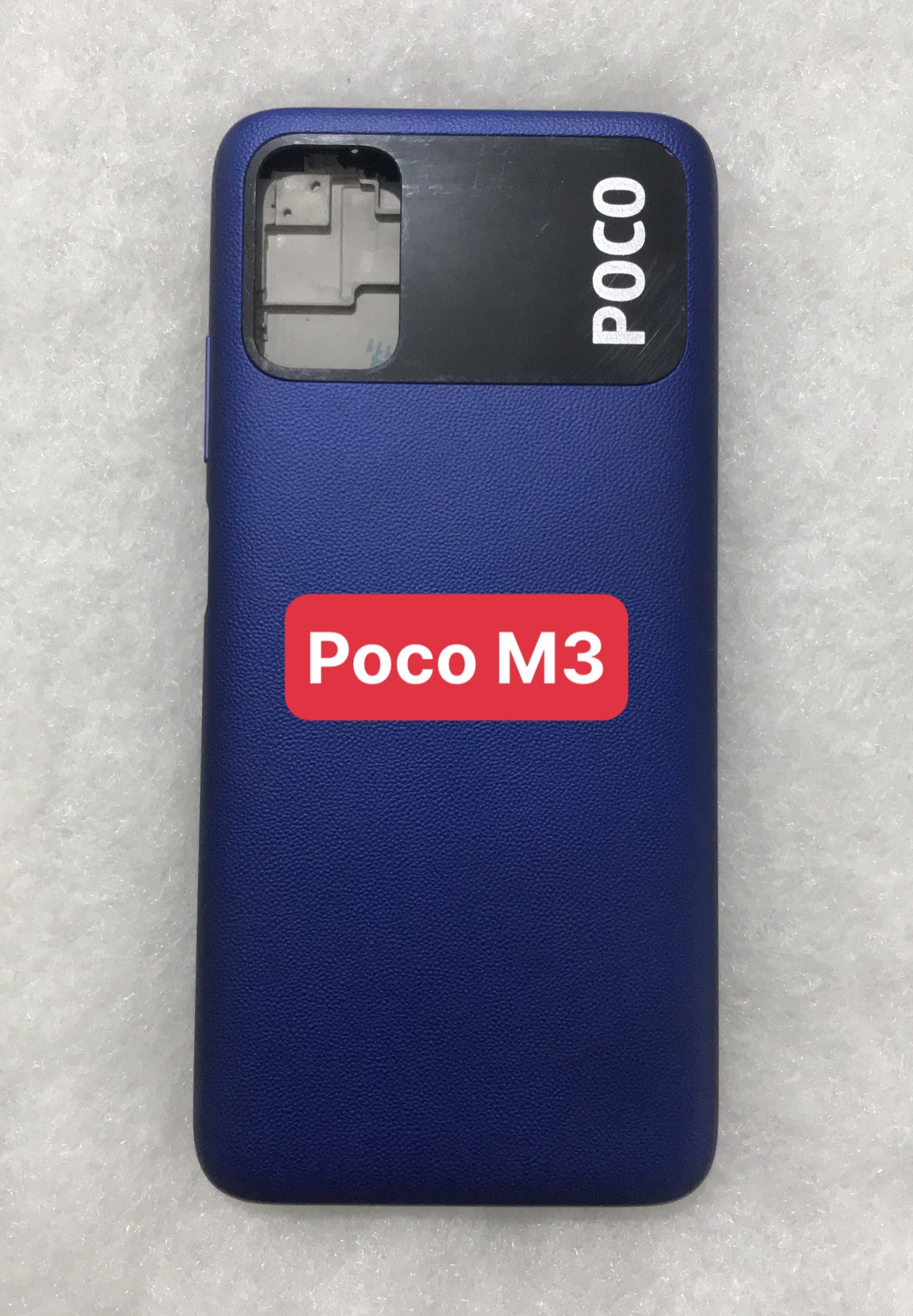 Bộ vỏ xiaomi Poco M3 (Bộ gồm lưng ,xương ,Nút bấm)