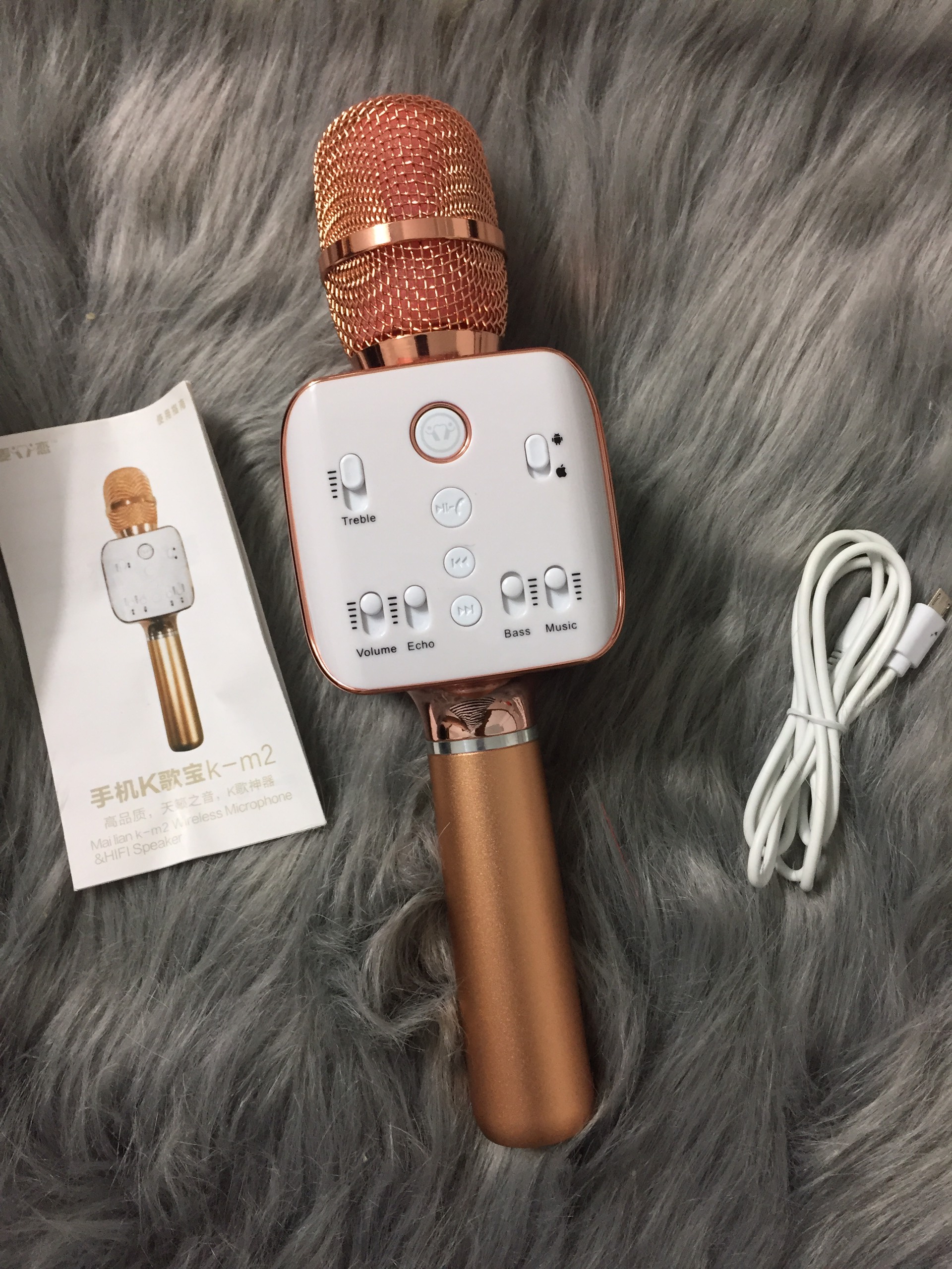 Micro karaoke kèm loa bluetooth M2