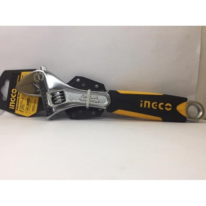 Mỏ lết cán bọc nhựa INGCO HADW131128 (dài 30cm - 12 inch)