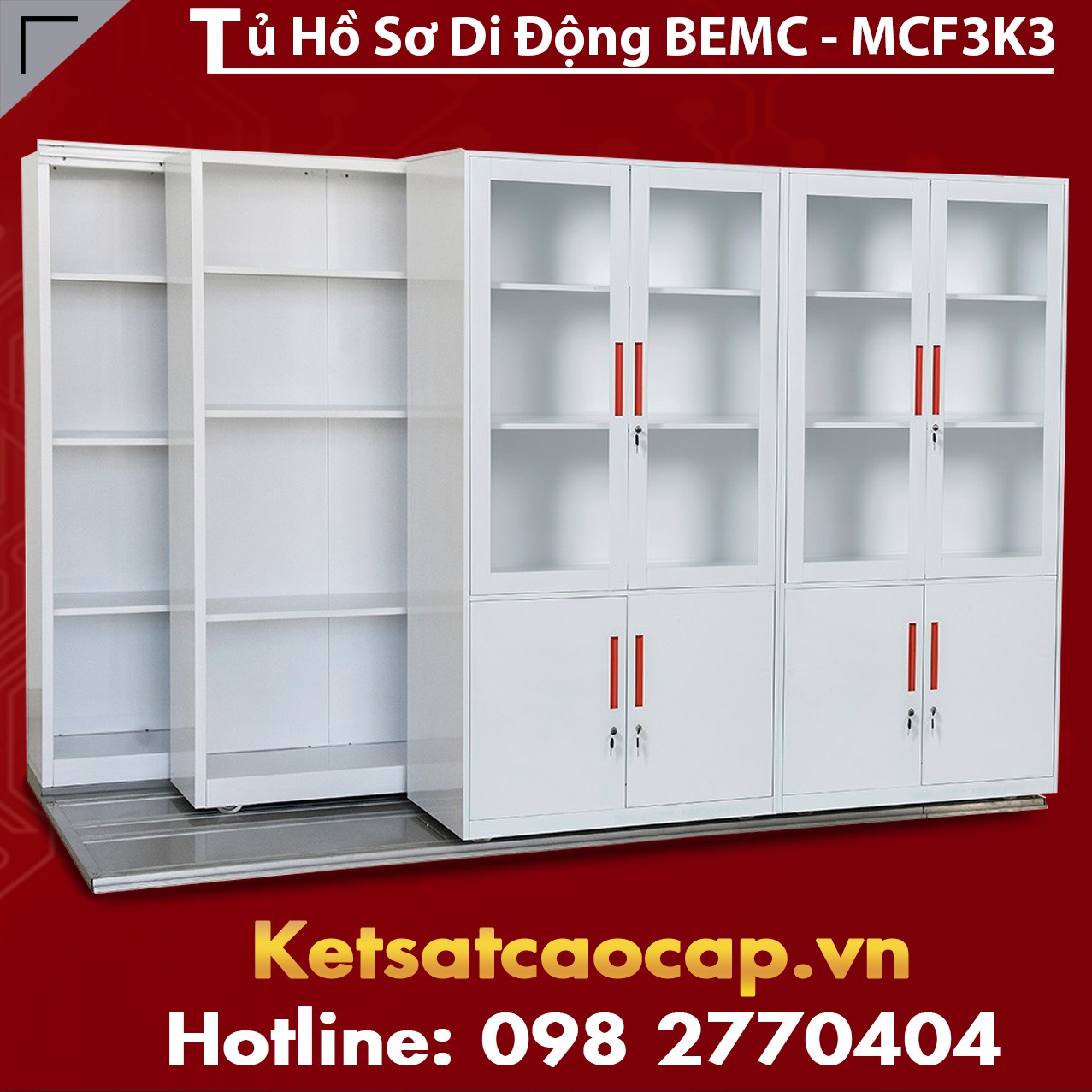 Tủ Hồ Sơ Di Động BEMC - MCF3K3