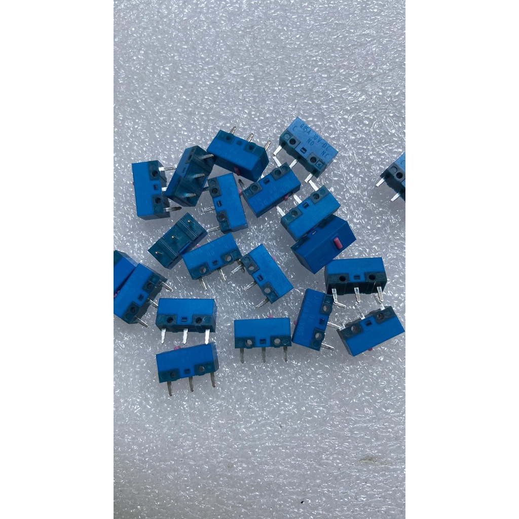 Nút Click Chuột, Switch Chuột Huano 80M (80 triệu lần bấm) Blue Pink Dot