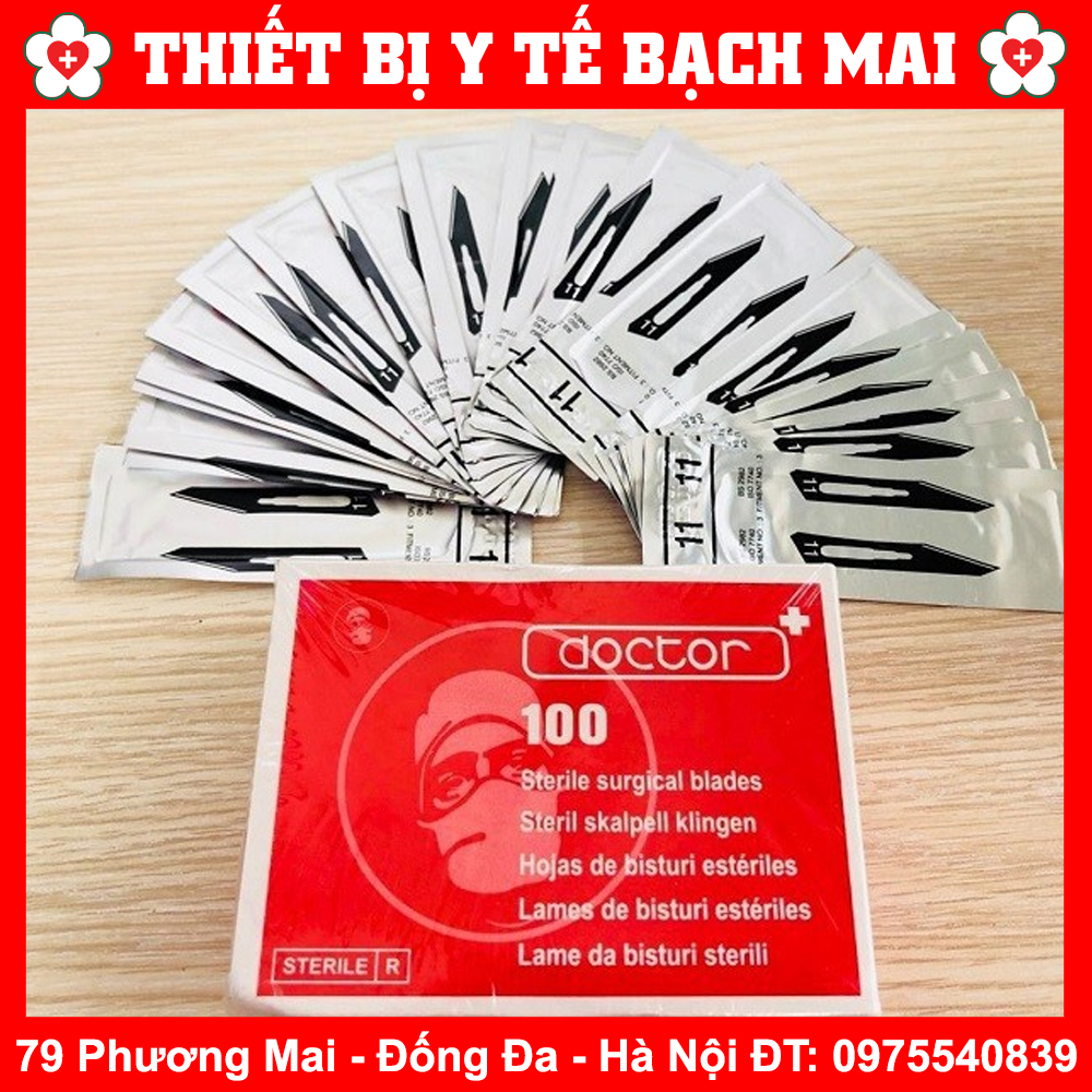 Lưỡi dao mổ doctor số 11 - hộp 100 cái