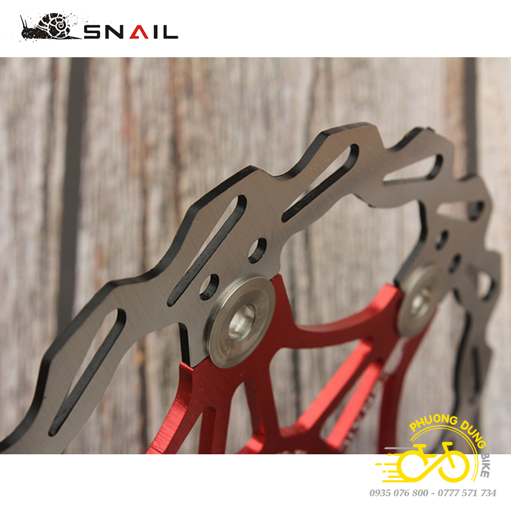 Đĩa phanh thắng xe đạp SNAIL 160mm - 1 chiếc