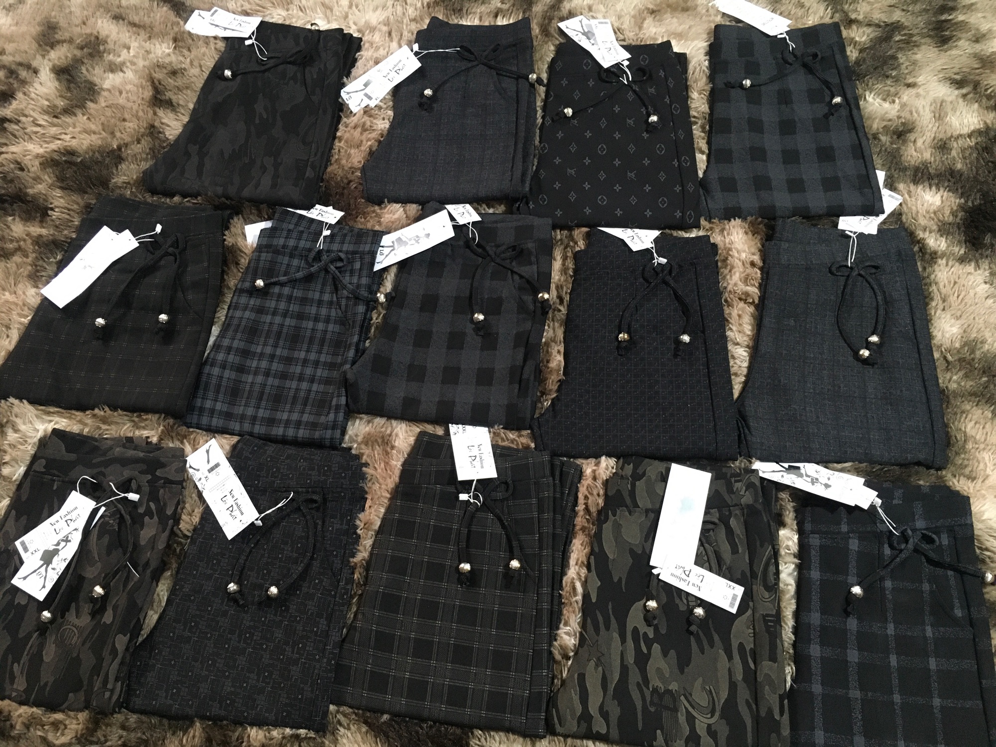 [HCM]Quần cotton sọc lưng thun dài