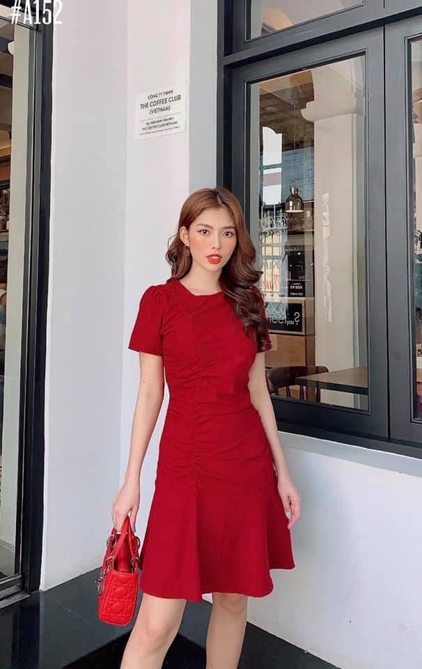Đầm đuôi cá nhún sườn