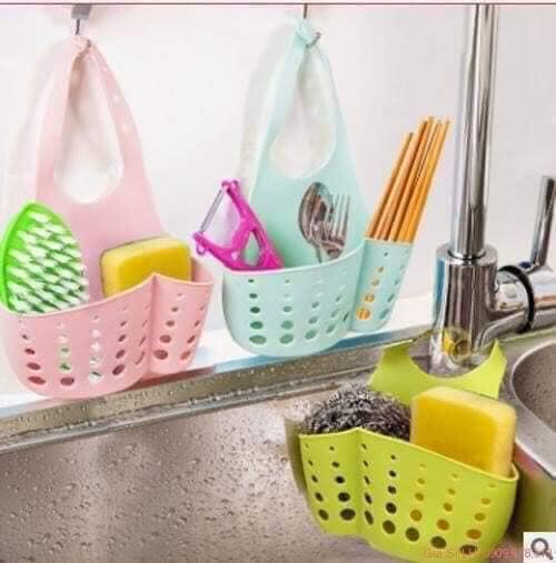 Giỏ nhựa đựng đồ treo bồn rửa chén