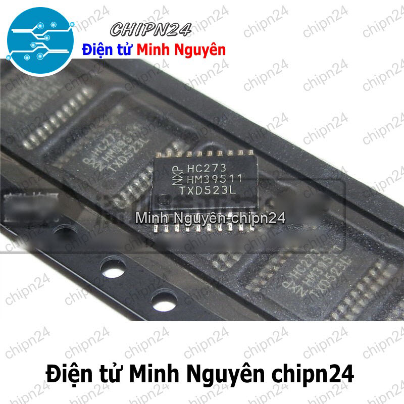 [1 con] (ST) IC Dán HC273 TSSOP-20 Hàng Tốt (SMD) (74HC273 74HC273PW) (IC Flip-flop loại bát phân D có trong suốt) - HH004961