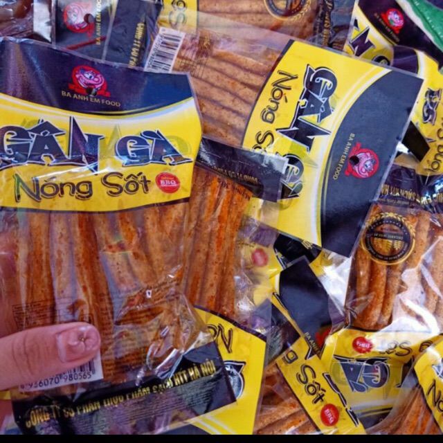 10 gói gân gà sốt nóng