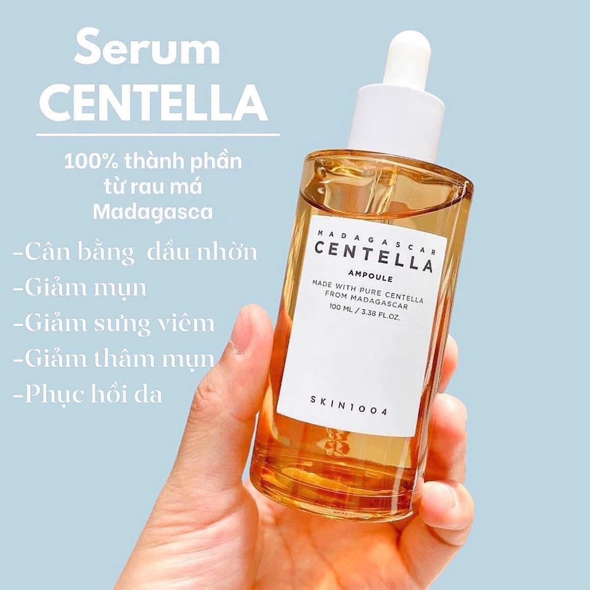 [Chiết-Gốc] Serum rau má Madagascar Centella SKIN 1004 phục hồi da