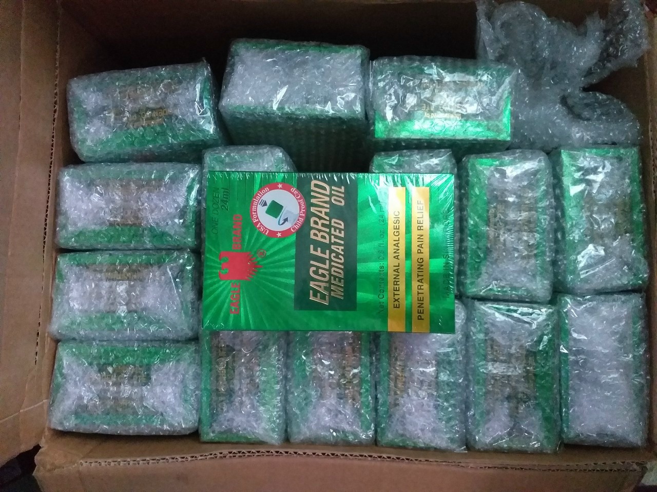 DẦU XANH CON Ó 2 NẮP SING MỸ