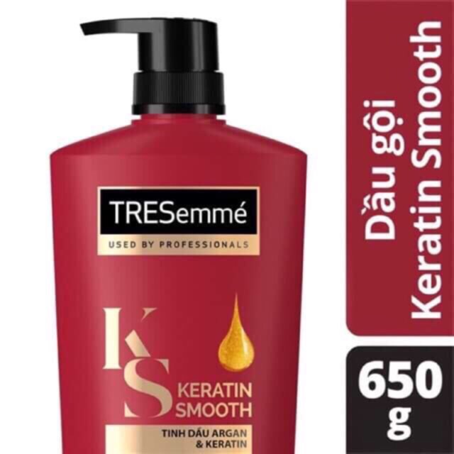 BỘ ĐÔI DẦU GỘI XẢ TRESEMME - Đỏ Keratin Smooth - 650ml