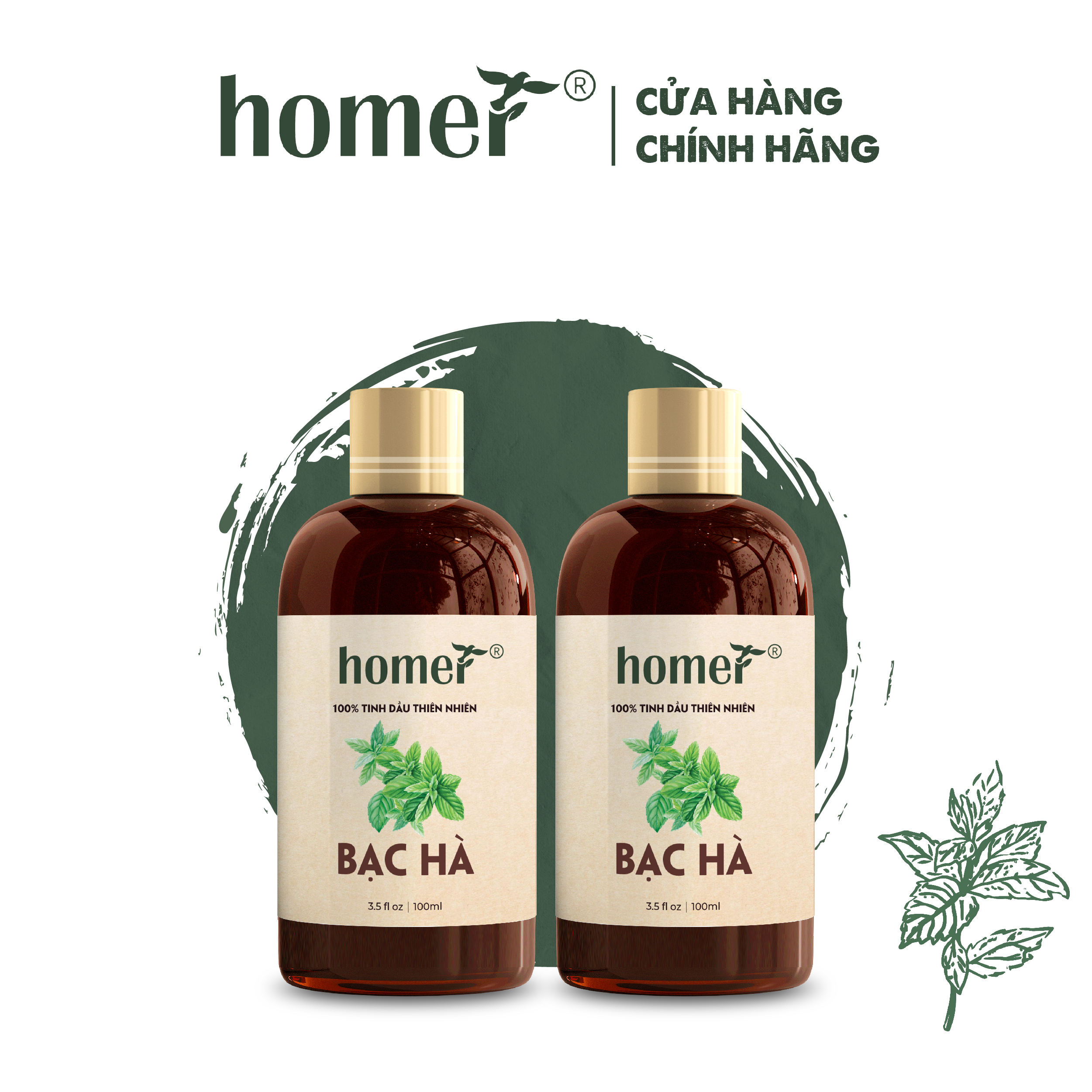 [combo tiết kiệm] Combo 2 chai Tinh dầu Oải Hương + Hoa Hồng Homer 20ml/ 100ml - Tinh dầu thơm phòng, đuỗi muỗi, khử mùi hiệu quả