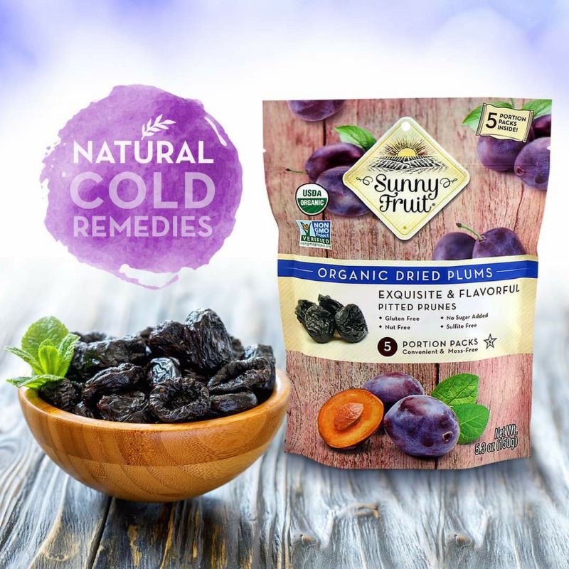 Mận Khô Hữu Cơ Sunny Fruit - Tách Lẻ 30g