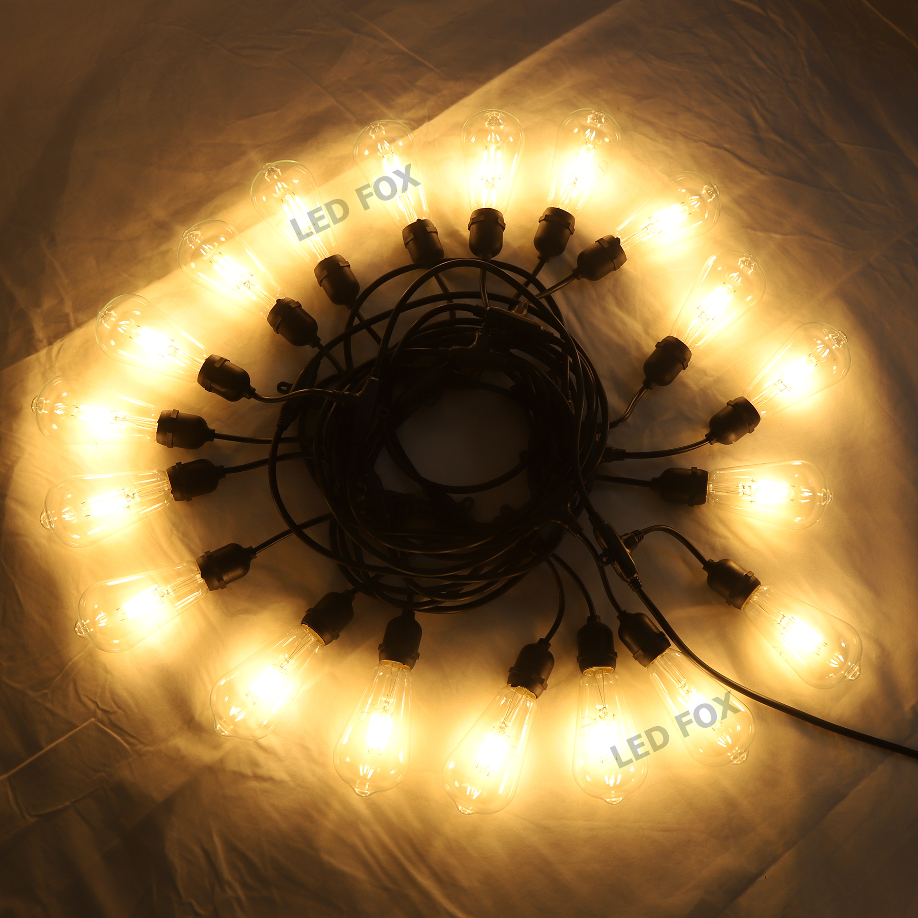 Bóng đèn LED 4W Edison ST64 C35 G45 3000K E27