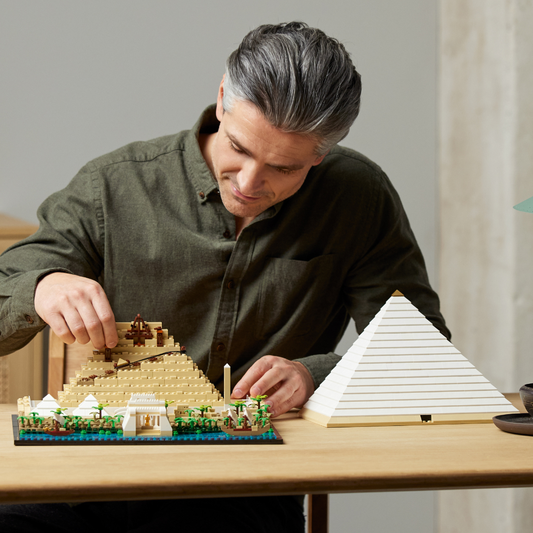 LEGO ARCHITECTURE 21058 Đồ Chơi lắp ráp Kim Tự Tháp Ai Cập (1476 chi tiết)