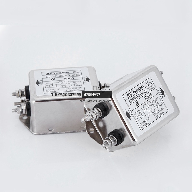 Bộ lọc nhiễu 1 pha 110/220V 30A