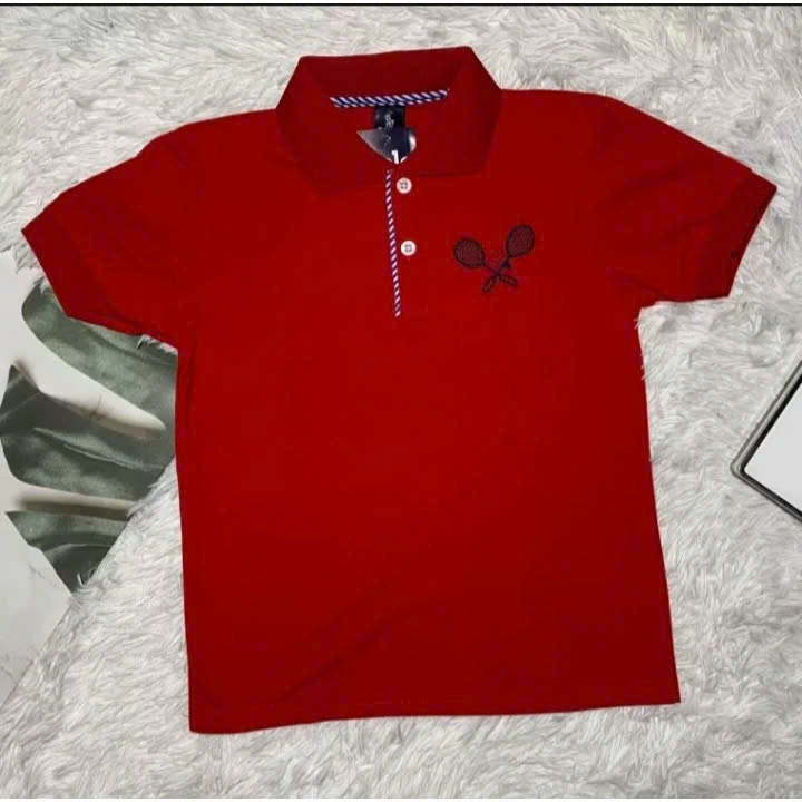 Áo Thun Polo Tay Ngắn Cho Bé Trai