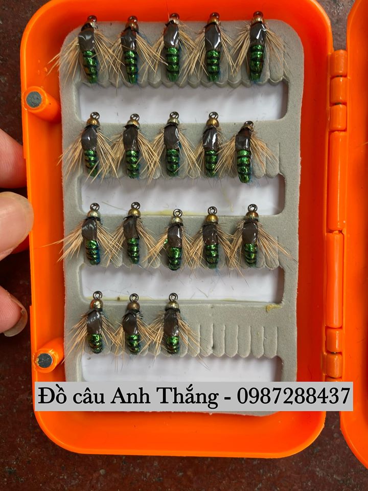 Mồi ruôi câu Fly hộp 10 con
