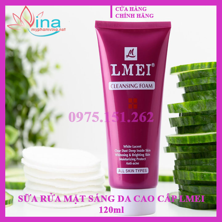 SỮA RỬA MẶT SÁNG DA CAO CẤP LMEI 120ML