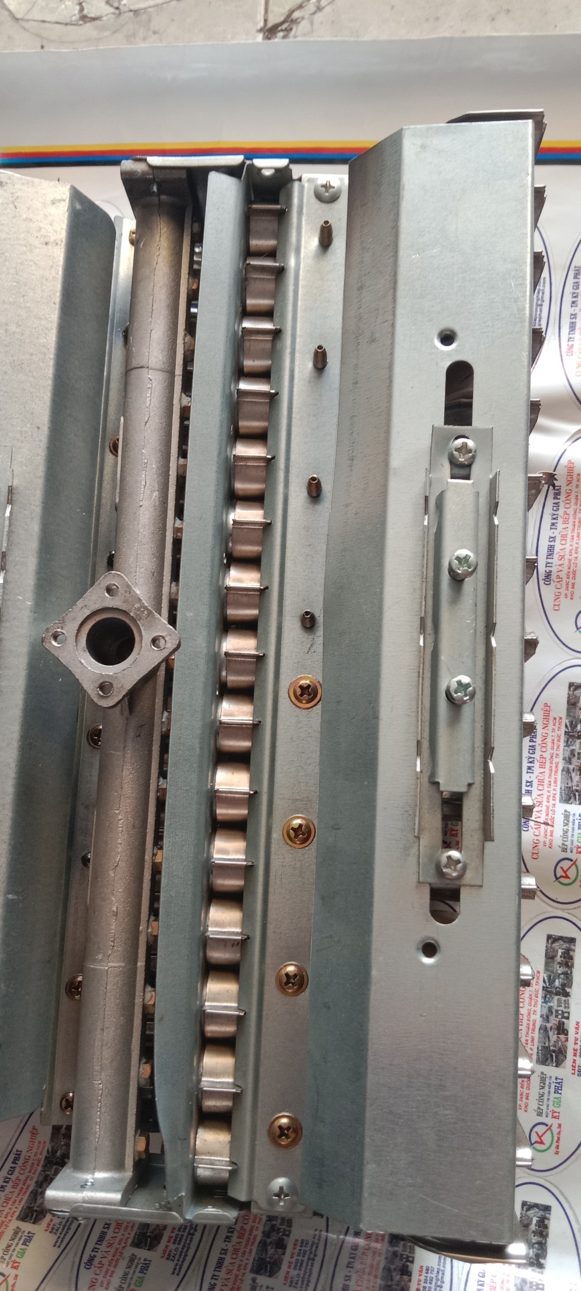 Pép đốt tủ cơm gas, Bộ đốt tủ cơm