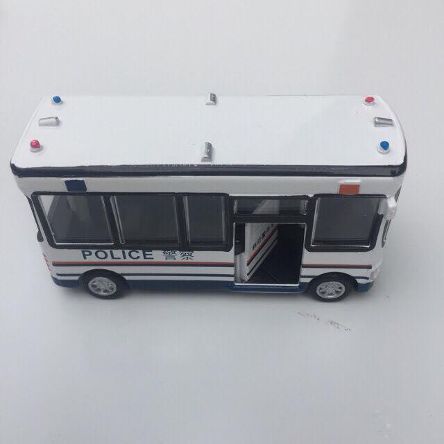 Set 4 chiếc xe bus trường học bằng sắt, mở cánh