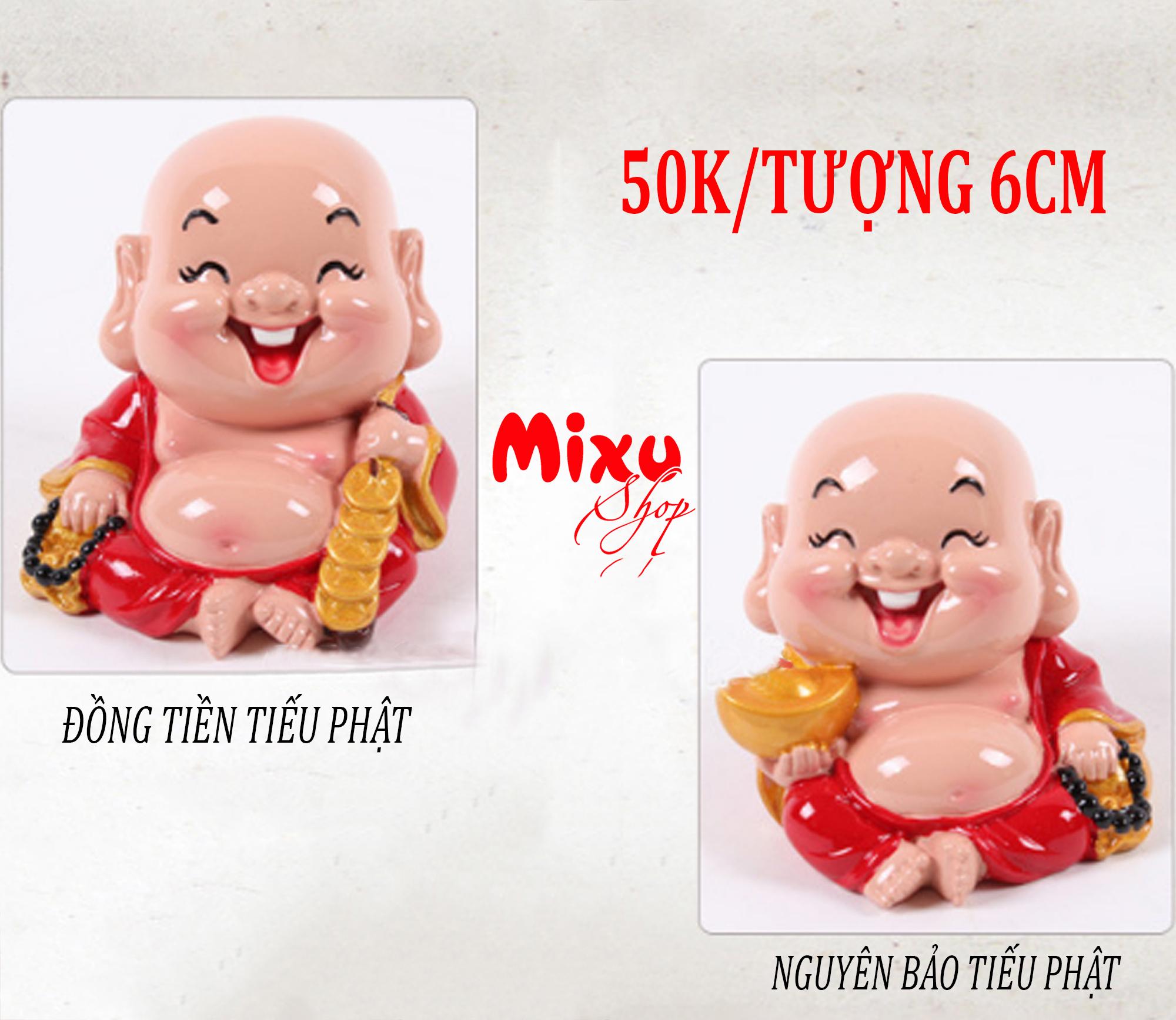 [HCM]BỘ 02 TƯỢNG PHẬT DI LẶC MAY MẮN 6CM