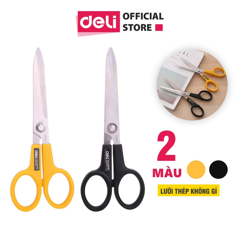 (1 Cây)Kéo Văn Phòng Deli 202mm E6014