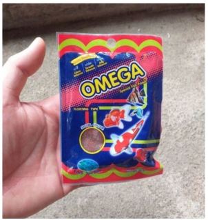Cám thái Omega hạt 1mm dành cho cá nhỏ gói 20g thumbnail