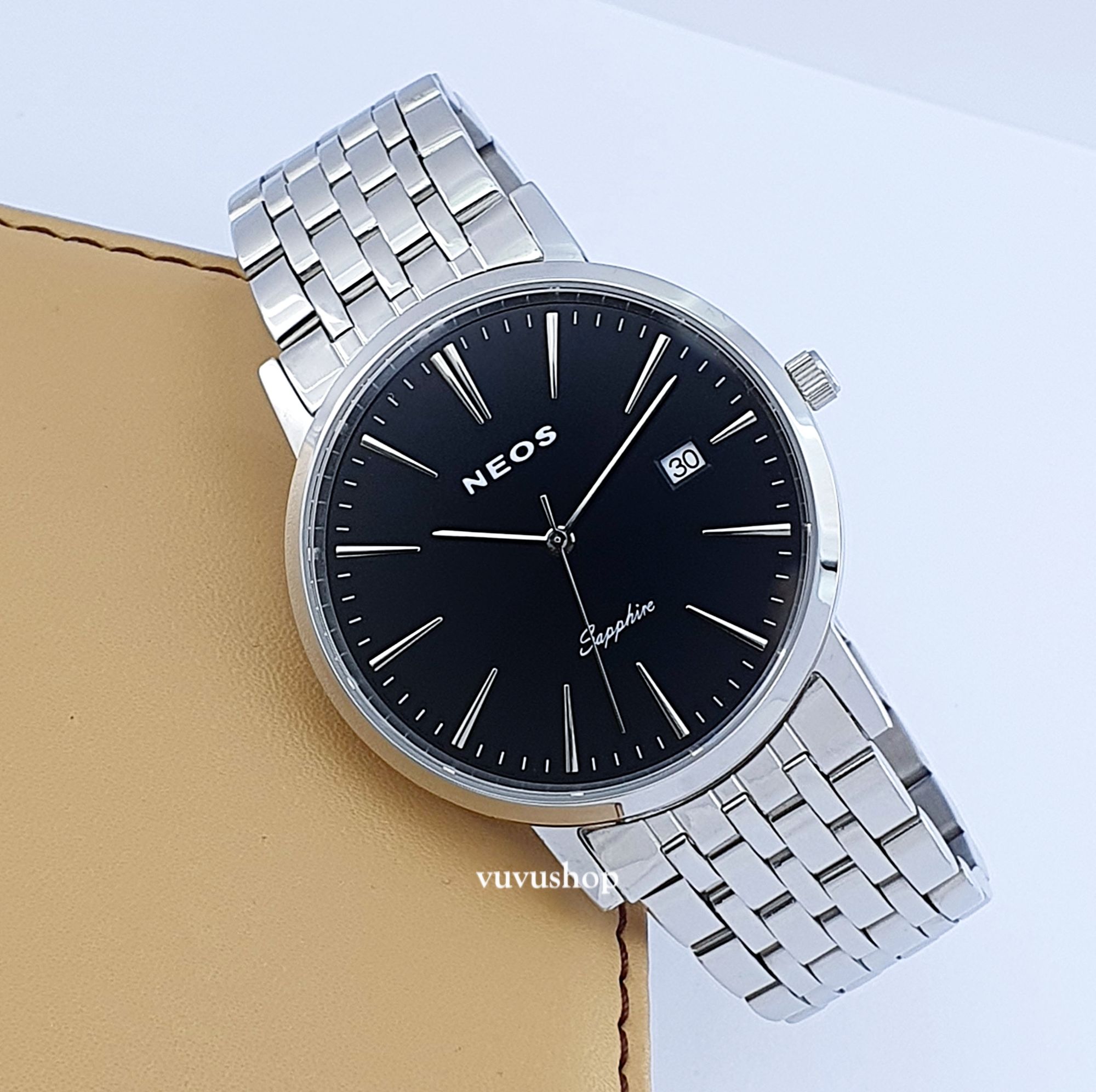 Genuine Neos N-30932M Men's Watch with Sapphire Glass