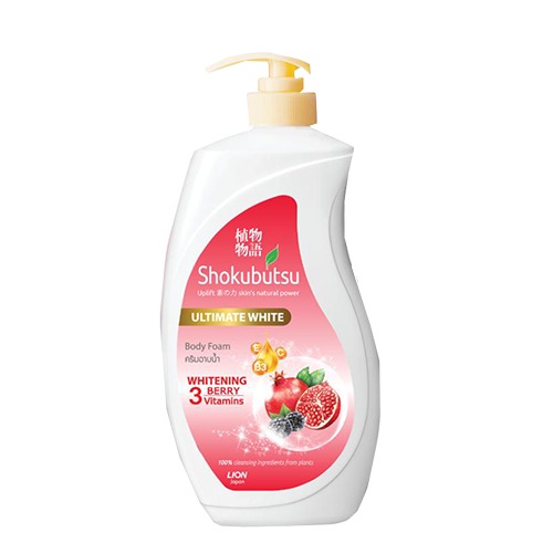 SỮA TẮM SHOKUBUTSU ULTIMATE WHITE (WHITERNING BERRY)