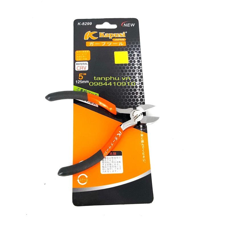 [HCM]Kềm mỏ cắt Kapusi 5 XÁM cam kapusi