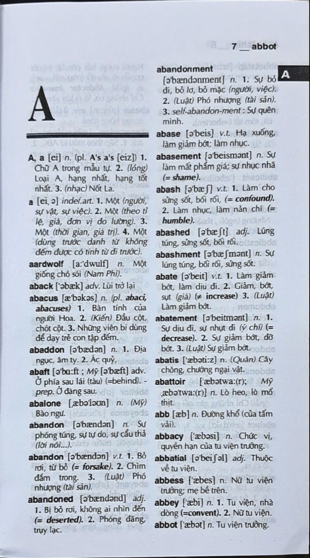 English-Vietnamese Dictionary 340,000 Words and Definitions (Paperback)