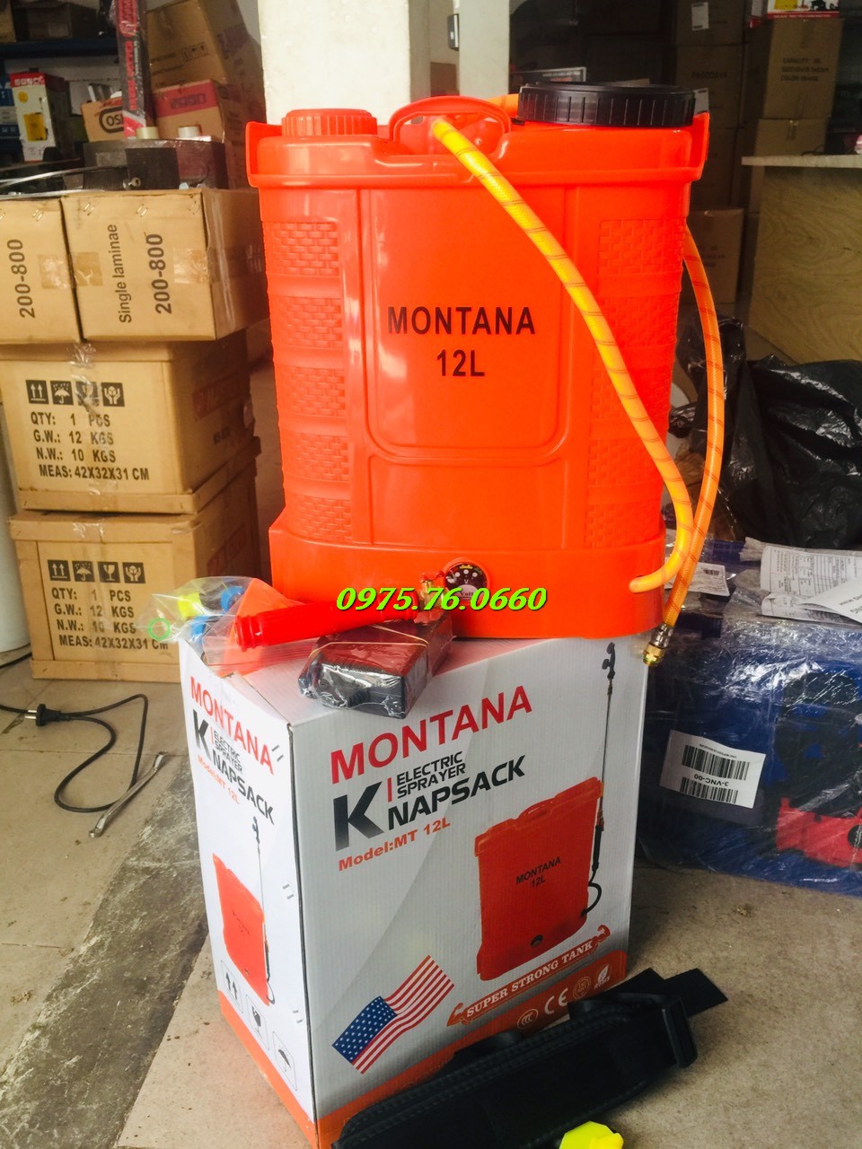 [HCM]BÌNH XỊT ĐIỆN 12L BÌNH XỊT ĐIỆN MONTALA 12 LÍT