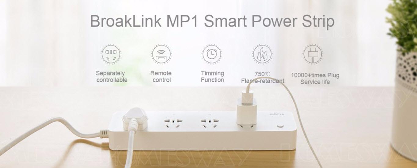 Ổ cắm điều khiển từ xa wifi Broadlink MP1 - 4 socket