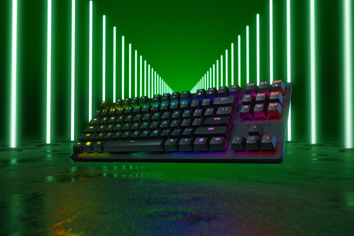 Razer Huntsman Tournament Edition Compact Gaming Keyboard with Optical Switches( US Layout)