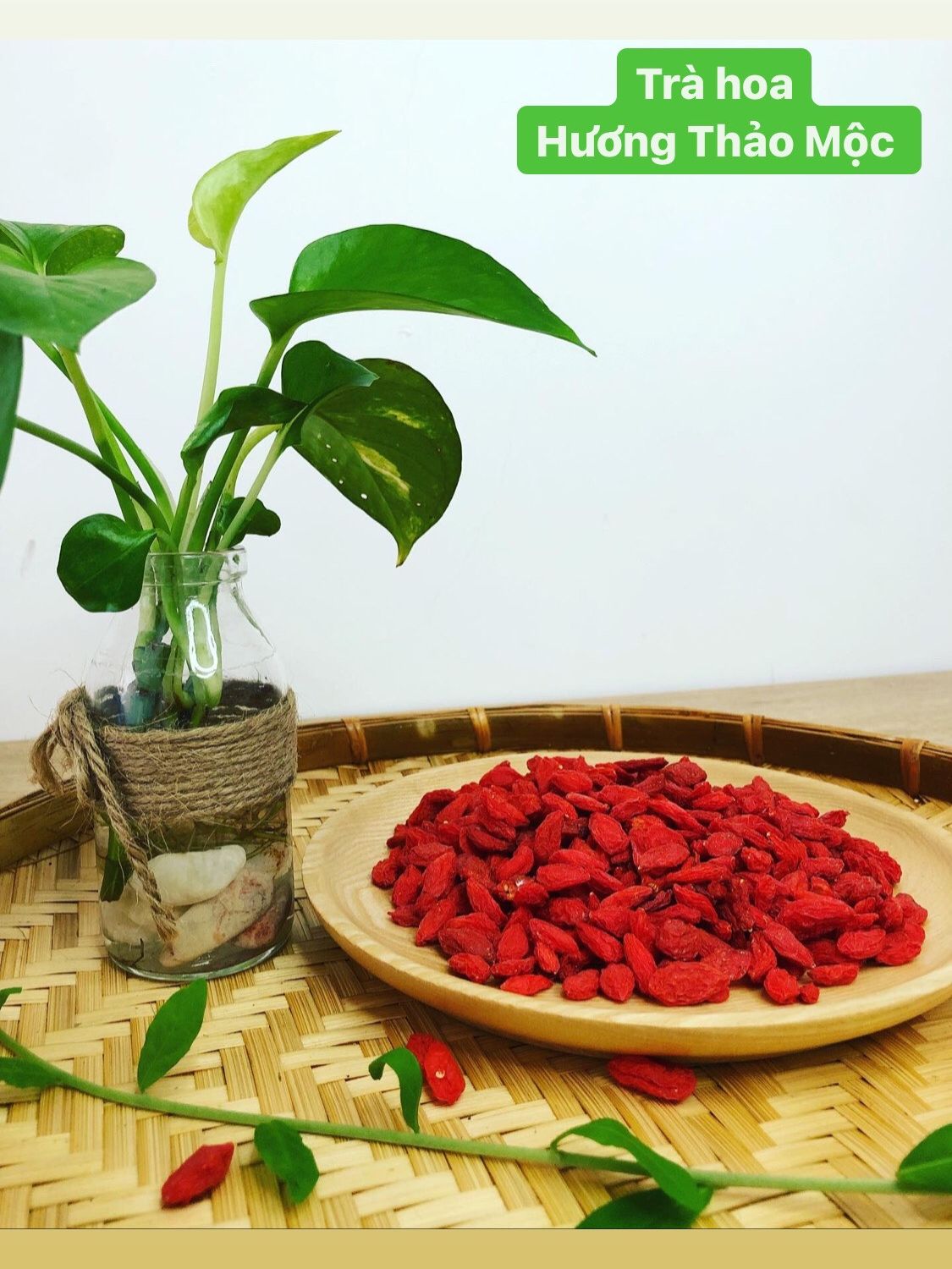 Kỷ Tử Đỏ Ninh Hạ (loại 1) - Trà Hoa Natural Thảo Mộc