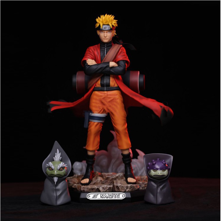 Mô hình Naruto Lục Đạo dáng đứng siêu ngầu có led ở base cao 40cm  nặng  1800g  Figure Naruto  Có Hộp Màu