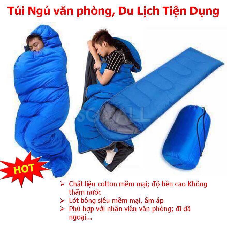 Túi ngủ văn phòng, du lịch tiện dụng (hình chữ thật)