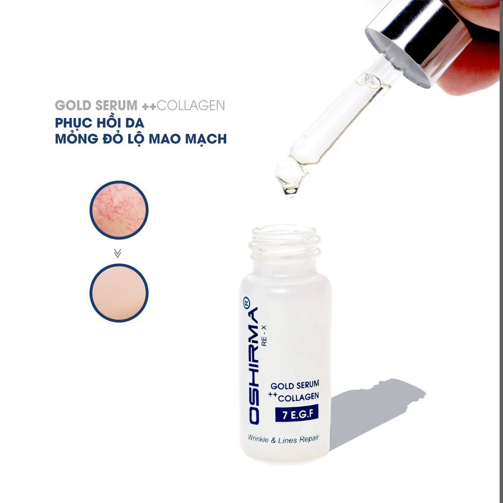 Serum Trắng Da Collagen Vàng 24K Oshirma12ML