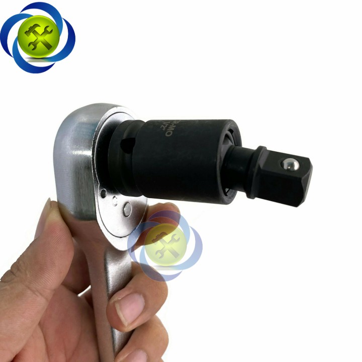 [HCM]Đầu nối lắc léo đen 1/2 Tolsen 18288