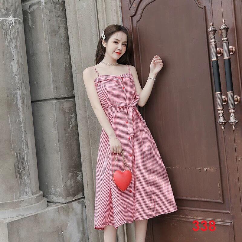 [HCM]ĐẦM CARO TAY PHỐI LƯỚI SIÊU DỄ THƯƠNG AD