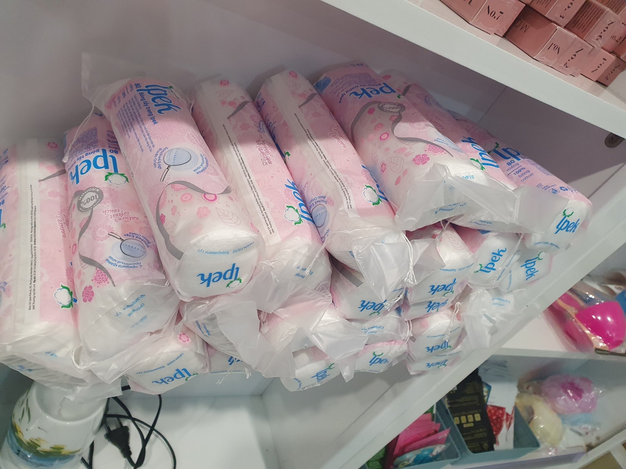 Bông tẩy trag Ipek - 80 miếng