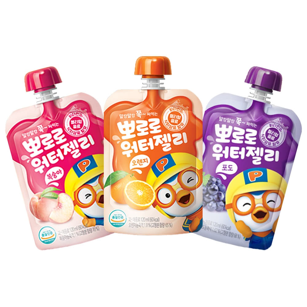 Nước thạch trái cây Pororo Paldo 120ml cho bé. Date 2/2025 - Sweet Baby House
