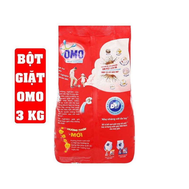 [HCM]BỘT GIẶT OMO 3KG [shophoakho]