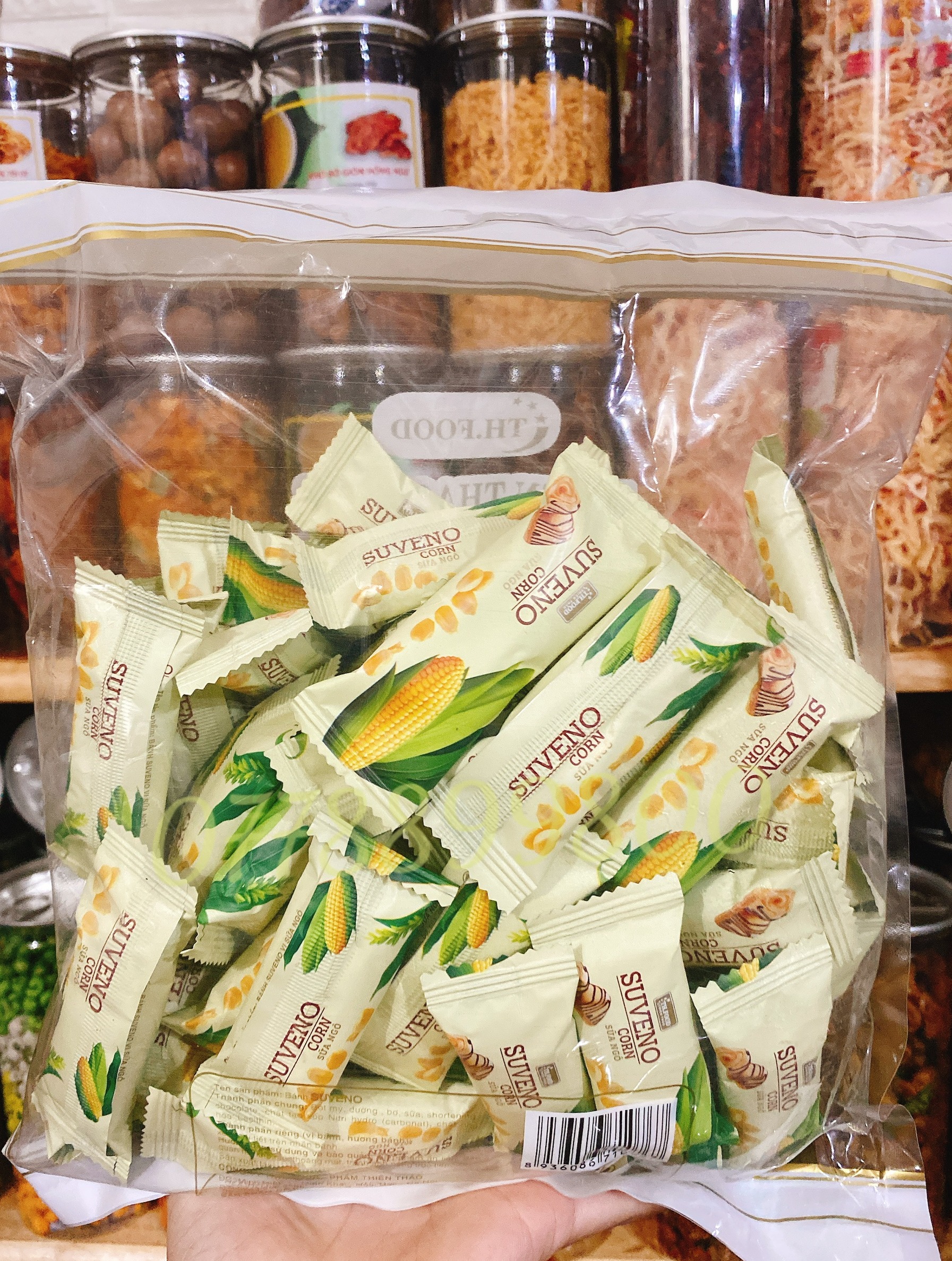 [Hoàn tiền 10%] BÁNH SỮA CHUA GIÒN VỊ BẮP 500GR
