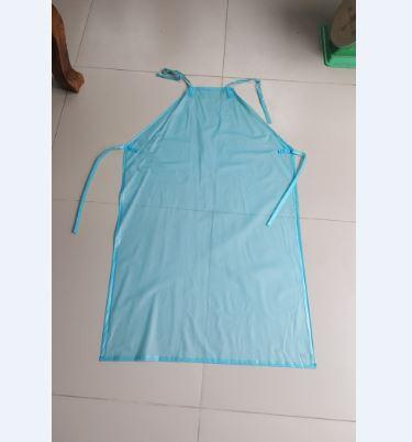 Tạp dề nhựa xanh dương