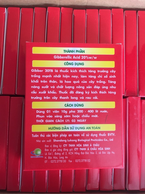 Viên sủi GA3 20TB