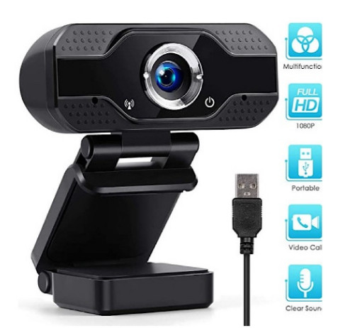 Webcam giá rẻ V8 FullHD 1080p có Mic rõ nét
