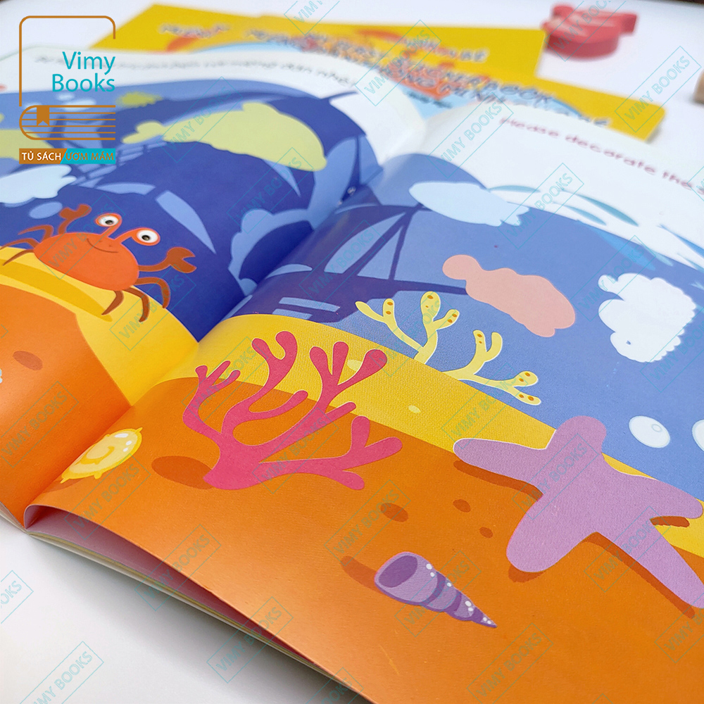 Sách - Miếng Dán Thông Minh Cho Bé - My First Sticker Book (Bộ 3 Cuốn)