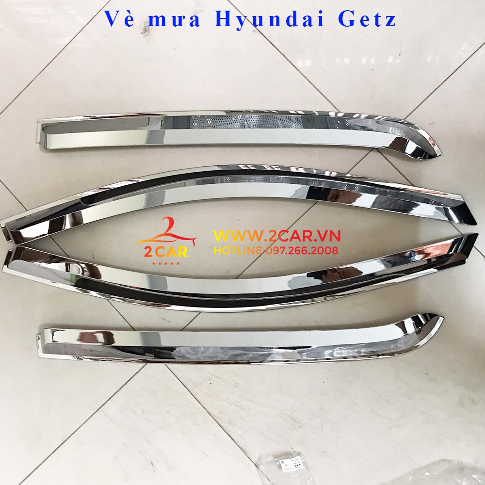 Vè che mưa Hyundai Getz mạ crom cao cấp